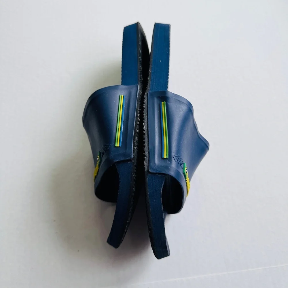 Havaianas unisex rubber slides navy blue size 6/7 sandals